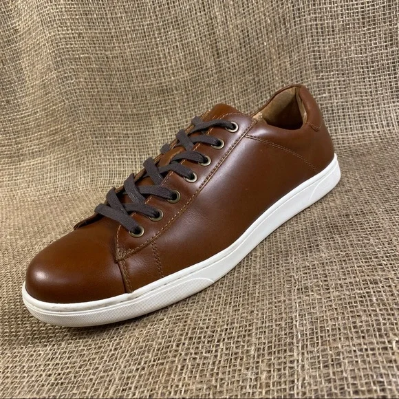 🛑SOLD🛑Vionic Baldwin Shoes Sneakers Leather Top Lace Up Size 10 - Picture 2 of 11